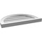 Ekena Millwork Round Top Surface Mount PVC Gable Vent w/ 2"W x 2"P Brickmould Sill Frame, 24"W x 16"H GVPRT24X1603SN - alternate 2
